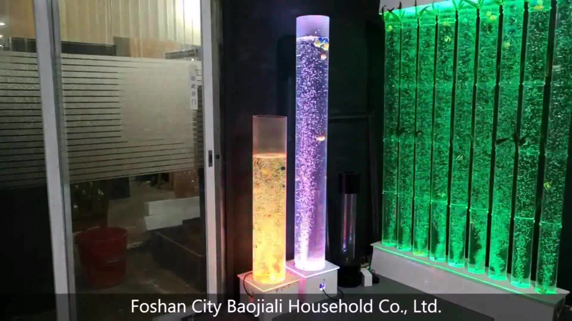 Led Multi Colour Changing Indoor Acrylic Aquarium Water Fountain Water
