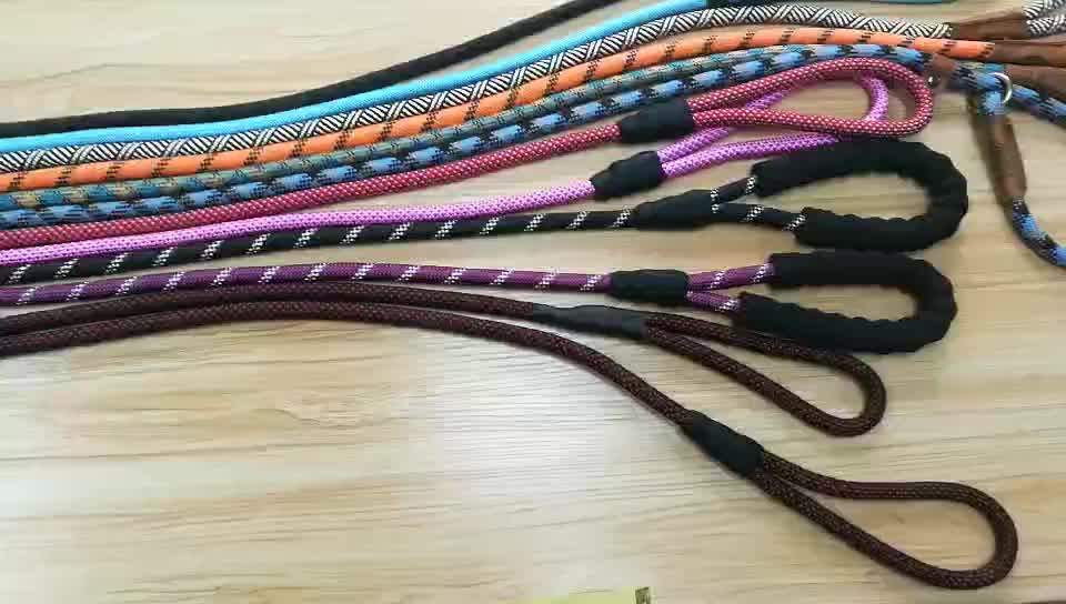 Amazon Top Seller Custom Oem Factory Nylon Rope Dog Slip Lead Training