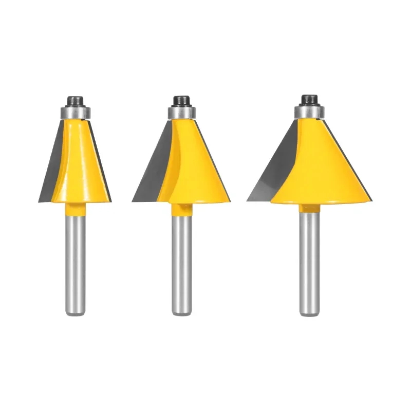 3-piece set of bevel angled knife high-grade bevel edge knife bevel blade woodworking milling cutter 15 degrees 22.5 degrees 30 degrees bevel angle knife