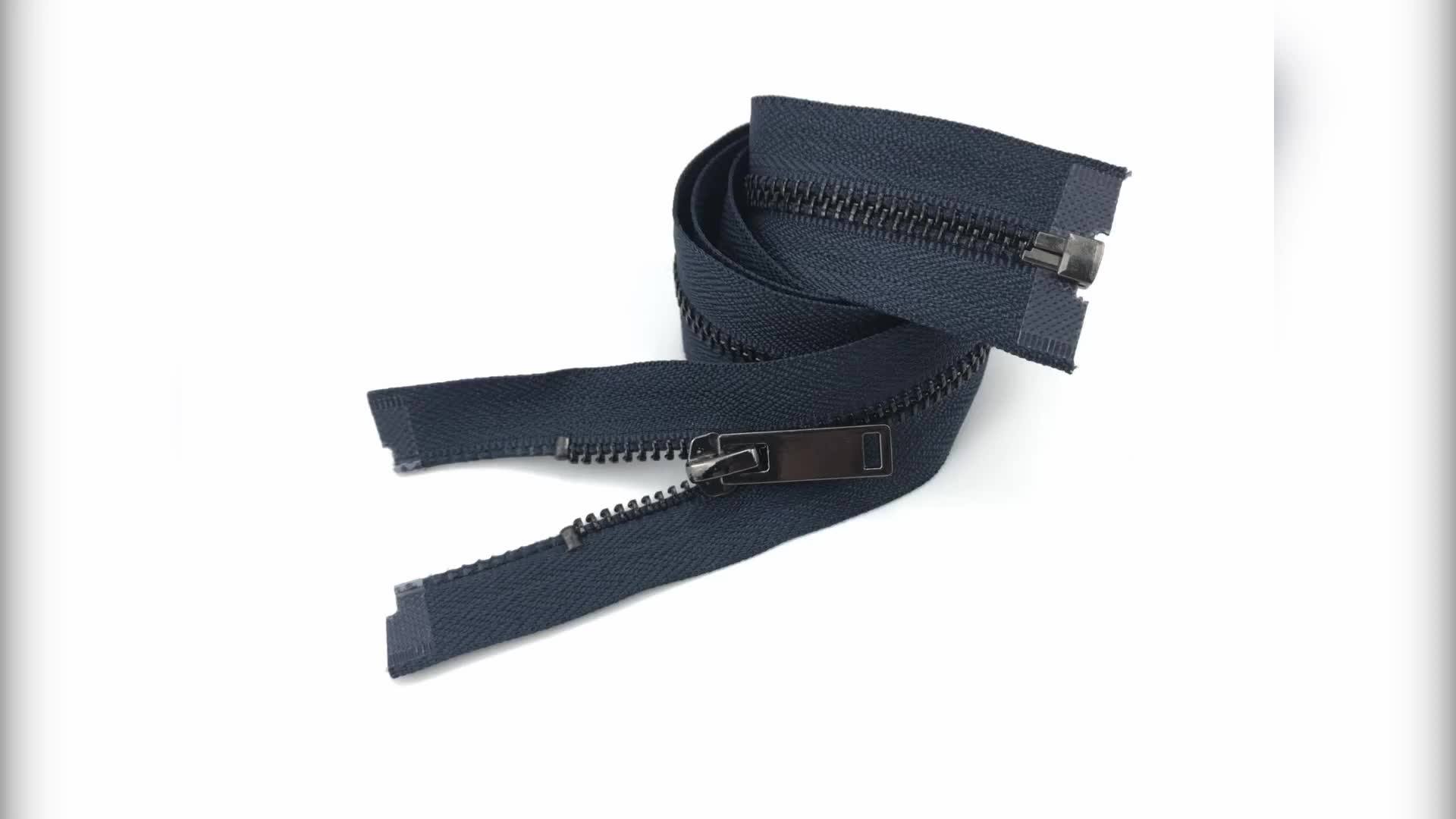 Fashion Colorful Zipper Insertion Pin Mens Jackets 3 5 Long Metal