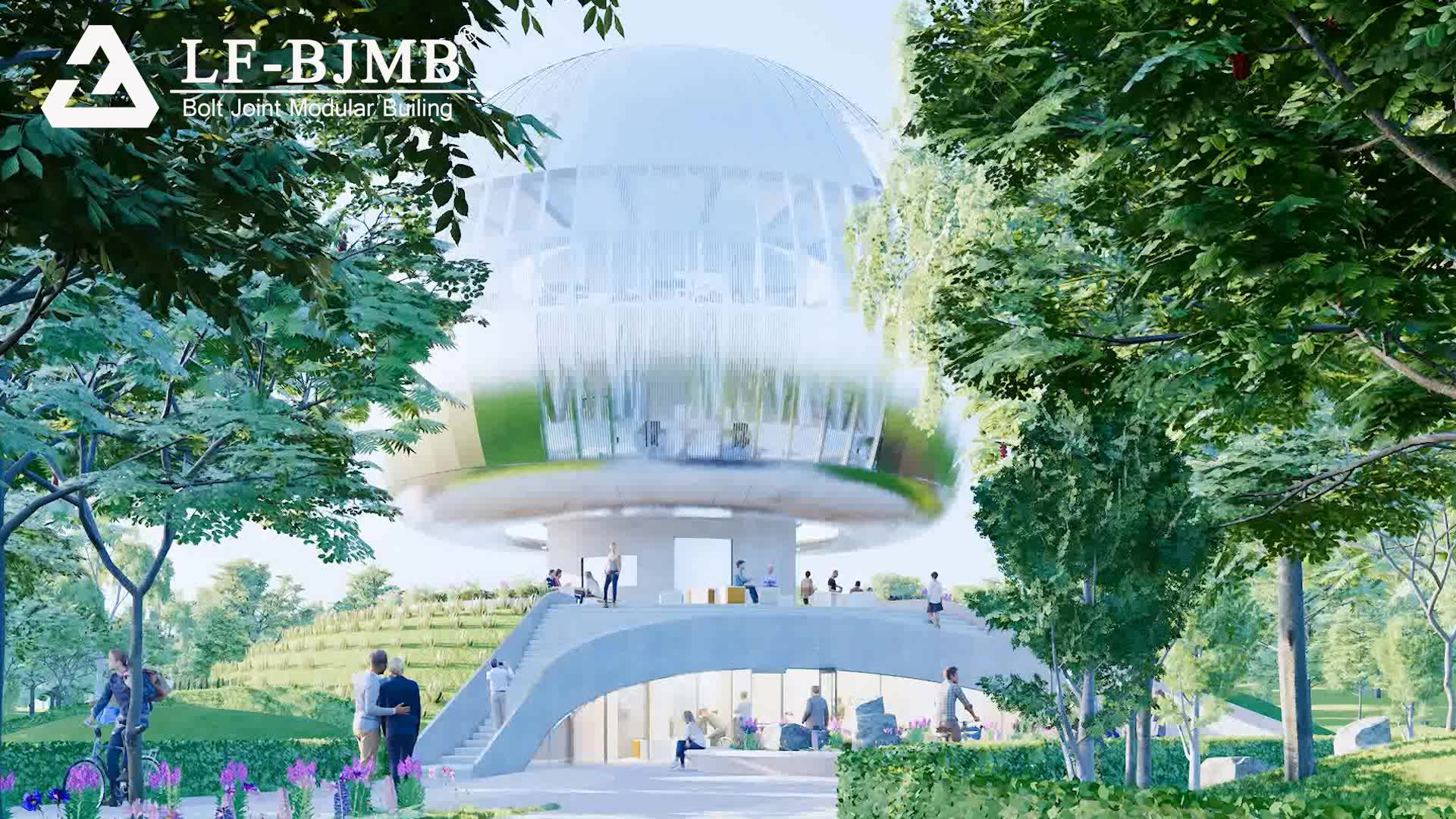 Lf Steel Structure Dome Roof Design Building Space Frame Conference Hall  Glass Dome Roof - Buy Glass Dome,Glass Dome Roof,Building Glass Dome  Product on Alibaba.com