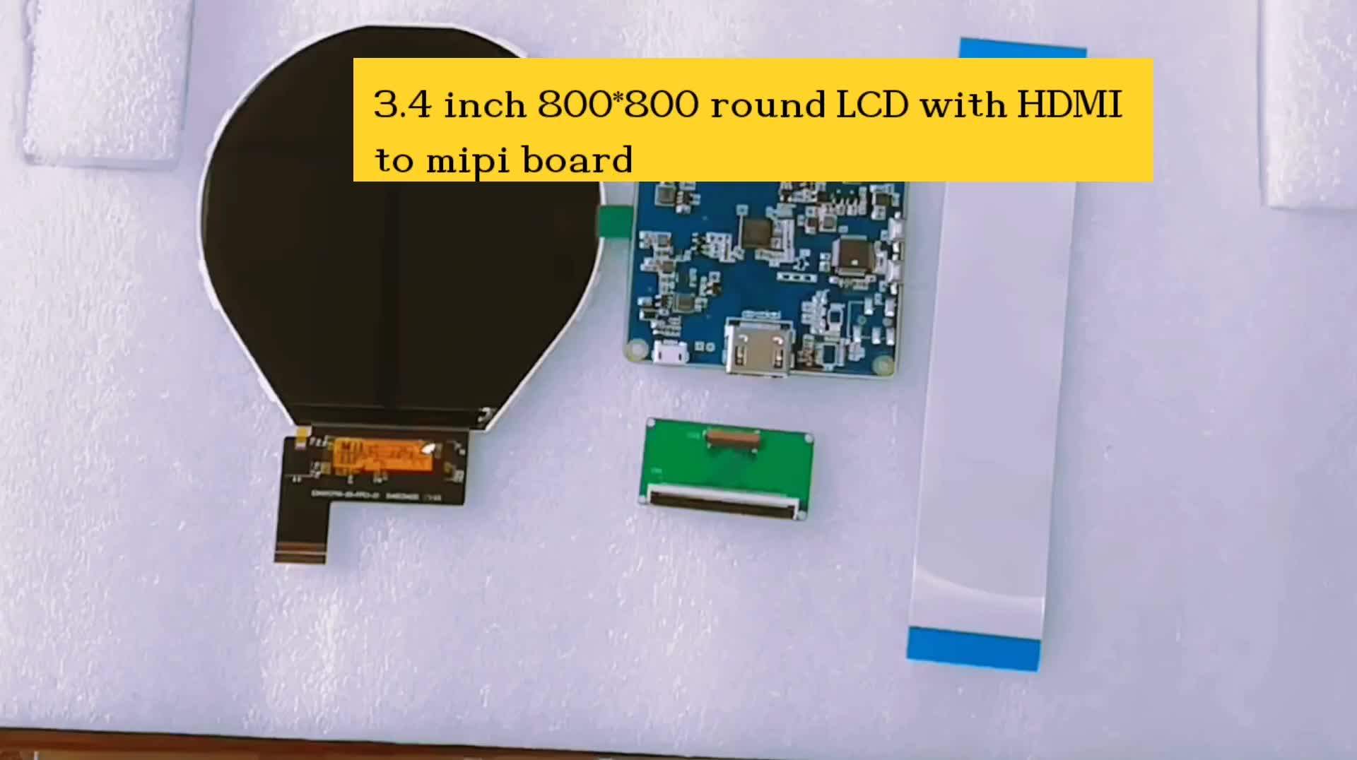 3.4 Inch Transparent Oled Monitor Round Circular Lcd Screen Buy