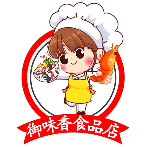 御味香食品店的LOGO