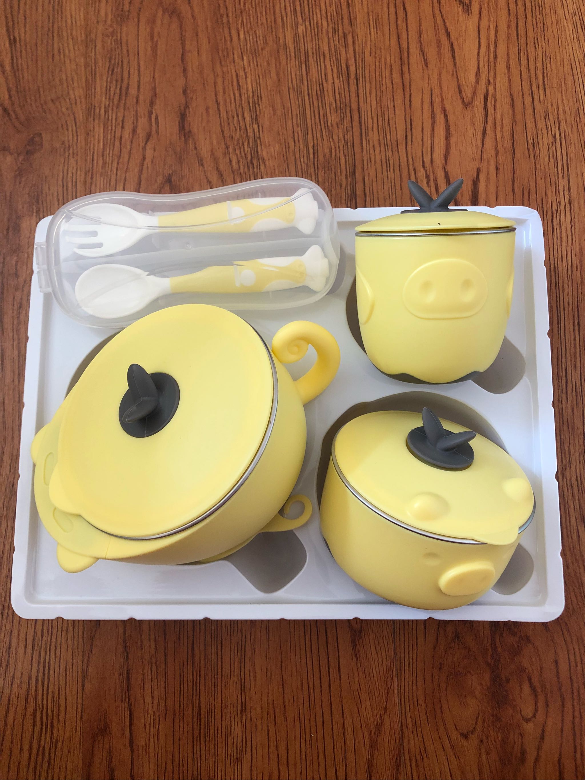 贝比康宝宝保温辅食碗餐具套装怎么样有用吗，母女俩使用一个月效果对比_搜券