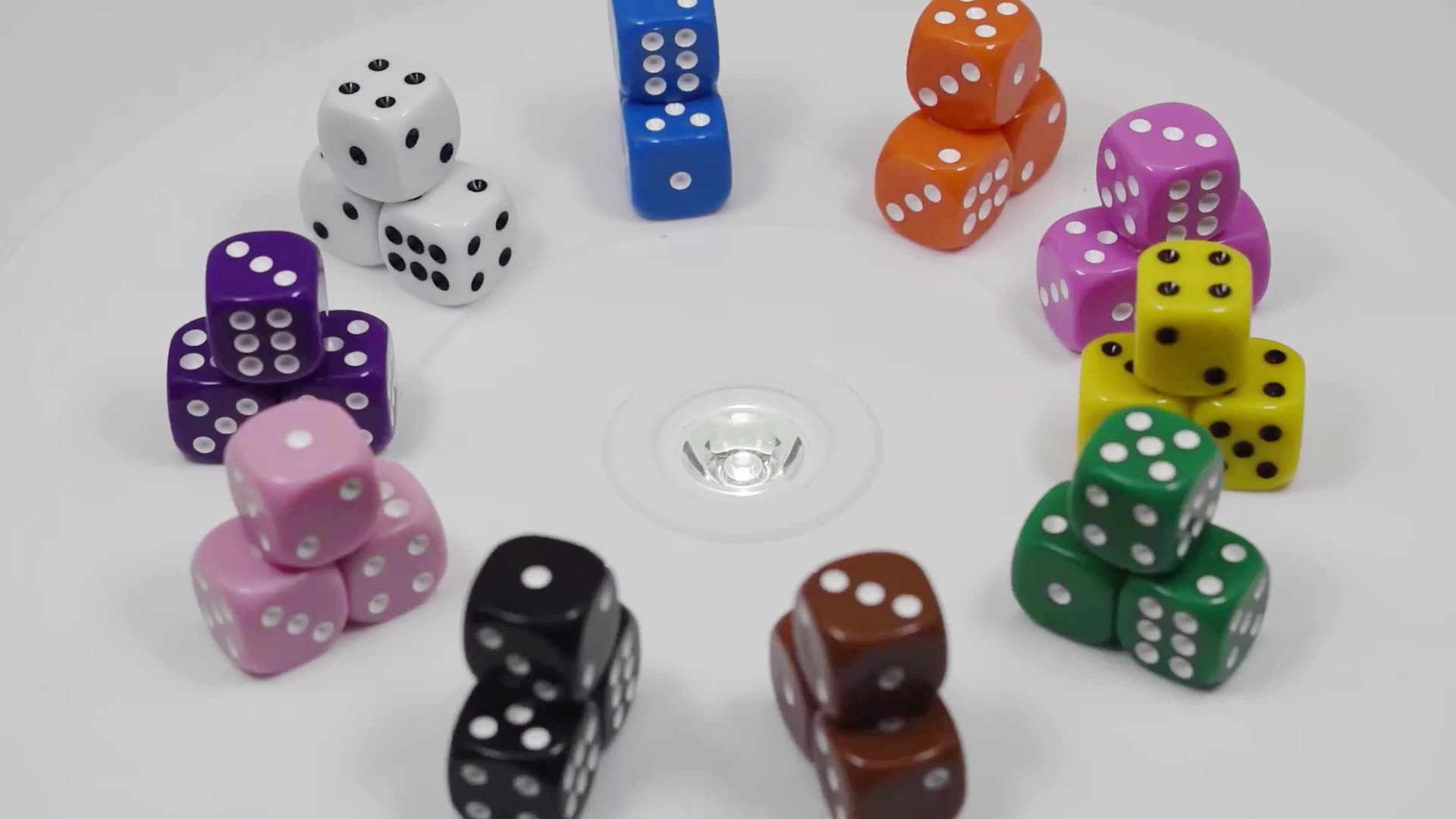 0.75 in casino quality acrylic dice