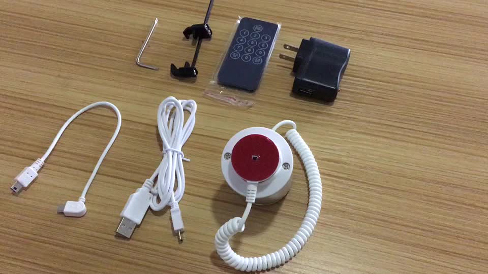 Mobile Phone Alarm System Cell Phone Security Anti Theft Display Stand