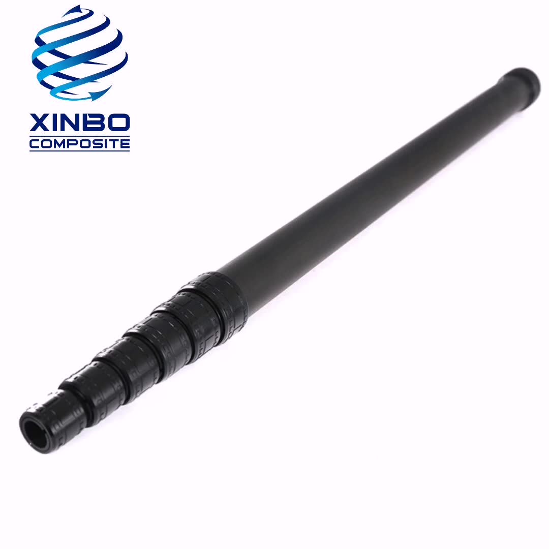 Lightweight Carbon Fiber Microphone Extension Boom Poles High Strength