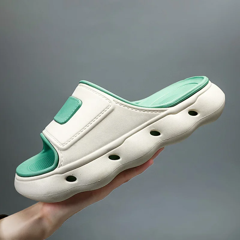 Sports non-slip deodorized wear-resistant slippers platform for beloved, soft sole