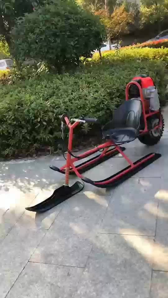 Kids Pocket Gasoline Snow Bike Scooter Ski Sled Buy Kids Snow Ski