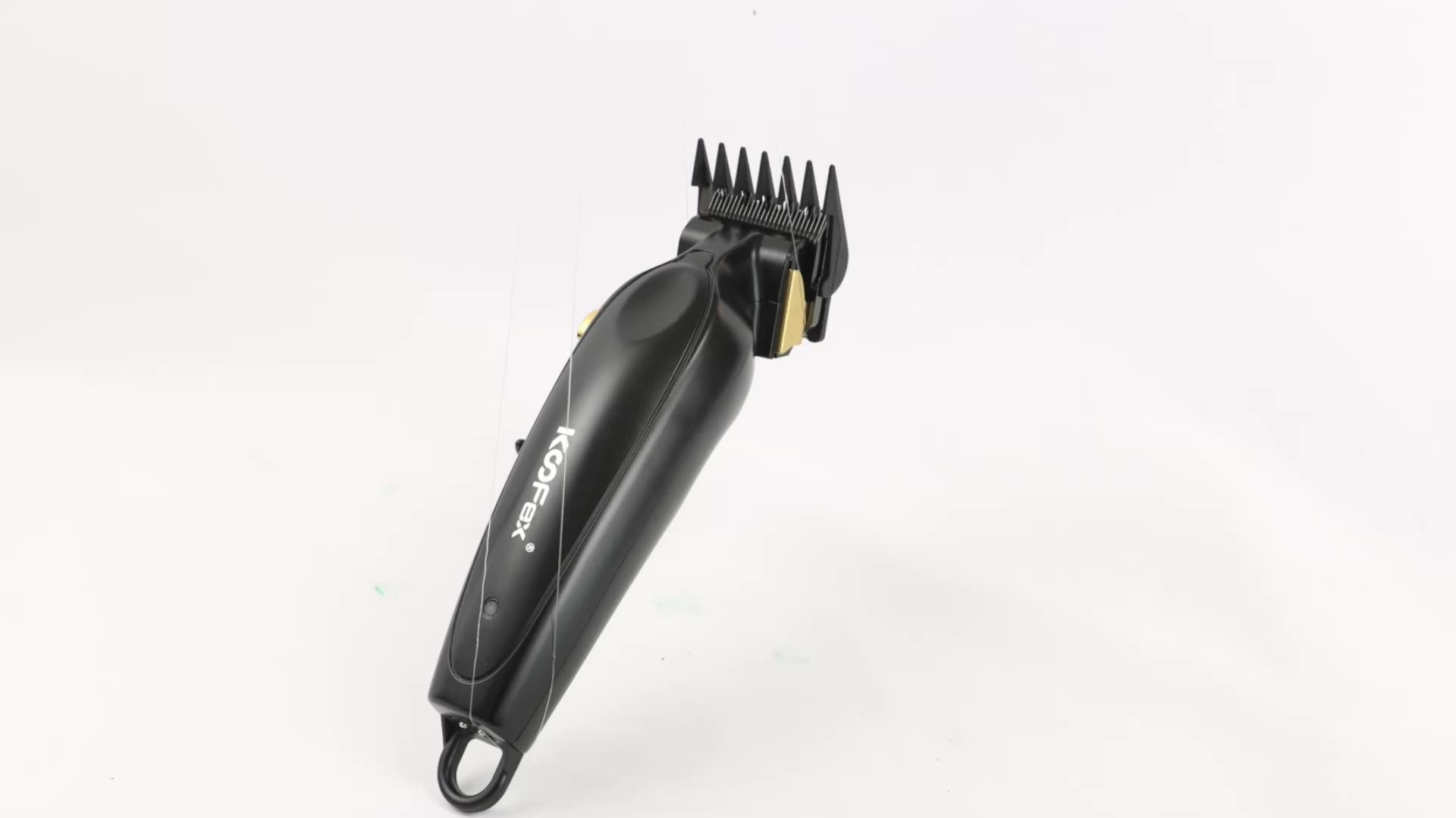 2023 Pro Electric Bldc Hair Clipper Multifunctional Brushless Motor Hair Trimmer With Black
