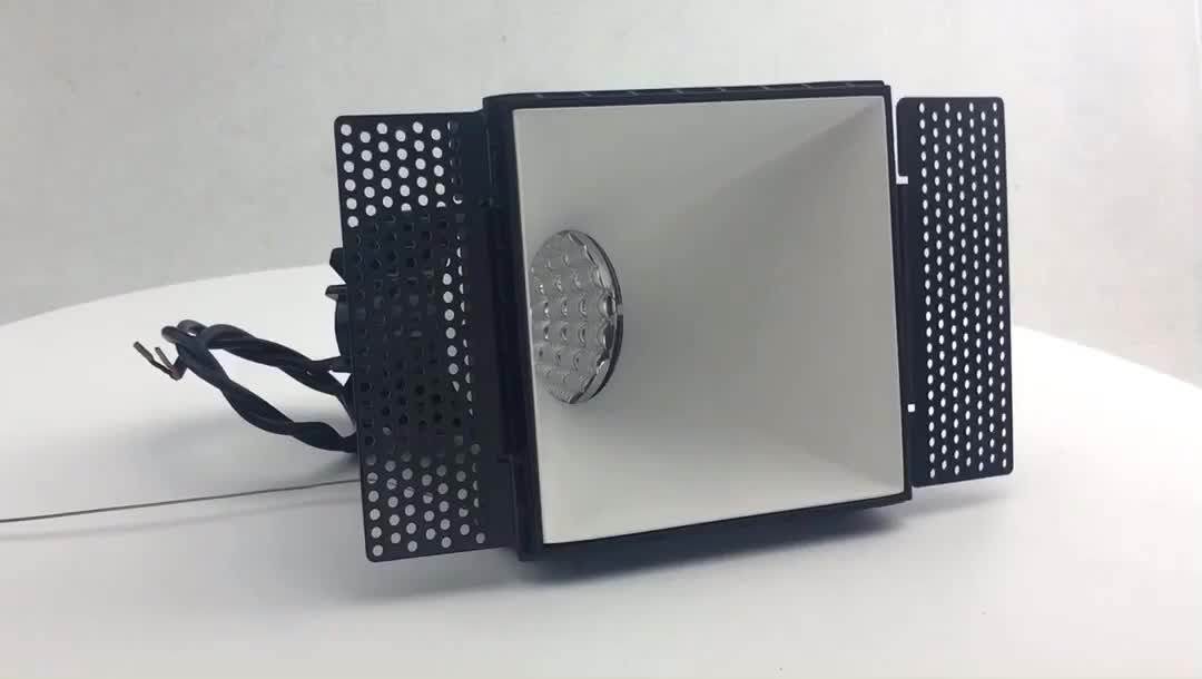 Trimless Square Wall Washer 13w 3000k Cob Led Recessed Downlight Buy