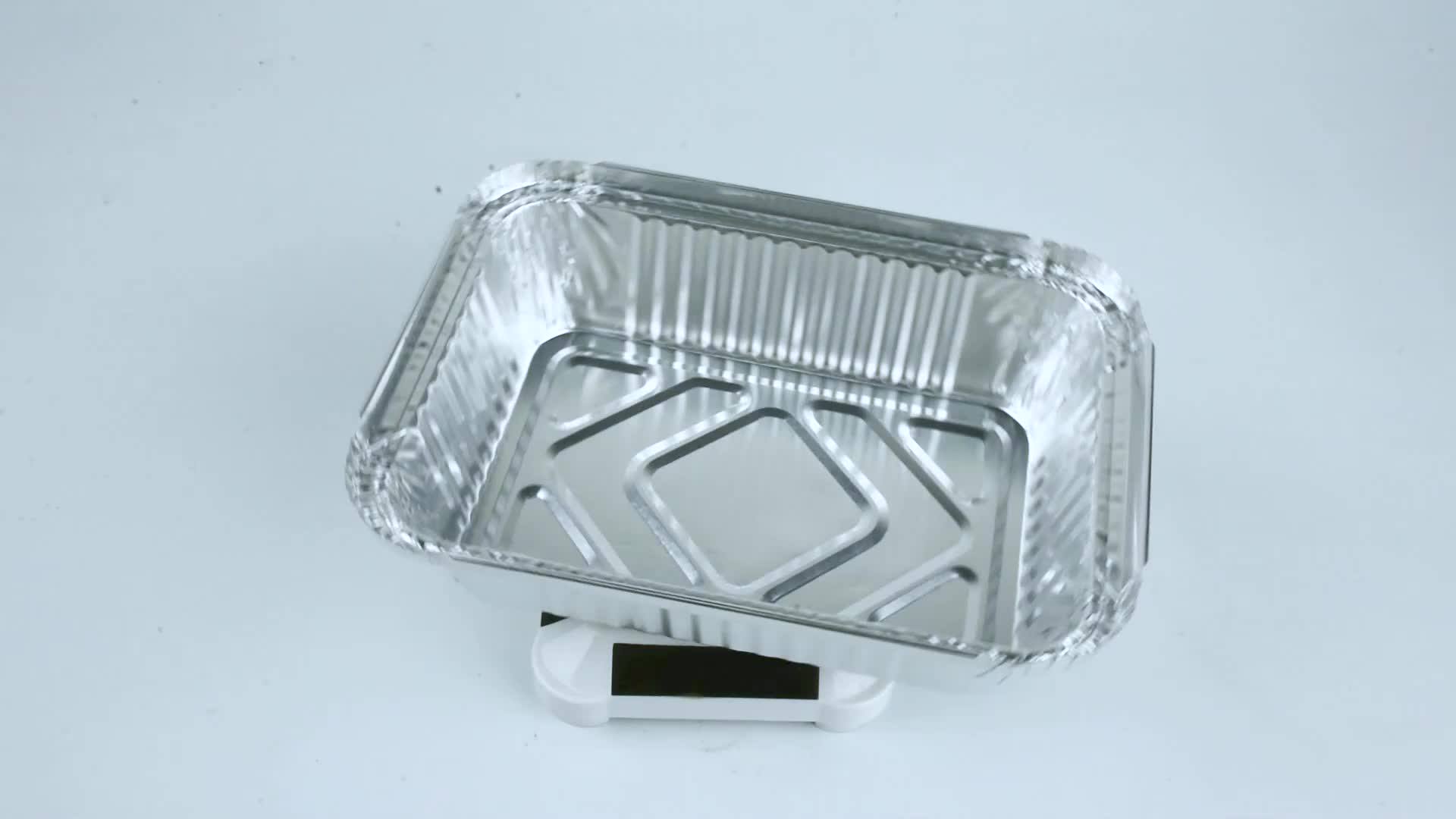 No.6 Takeaway Disposable Food Grade Aluminum Foil Container 660ml