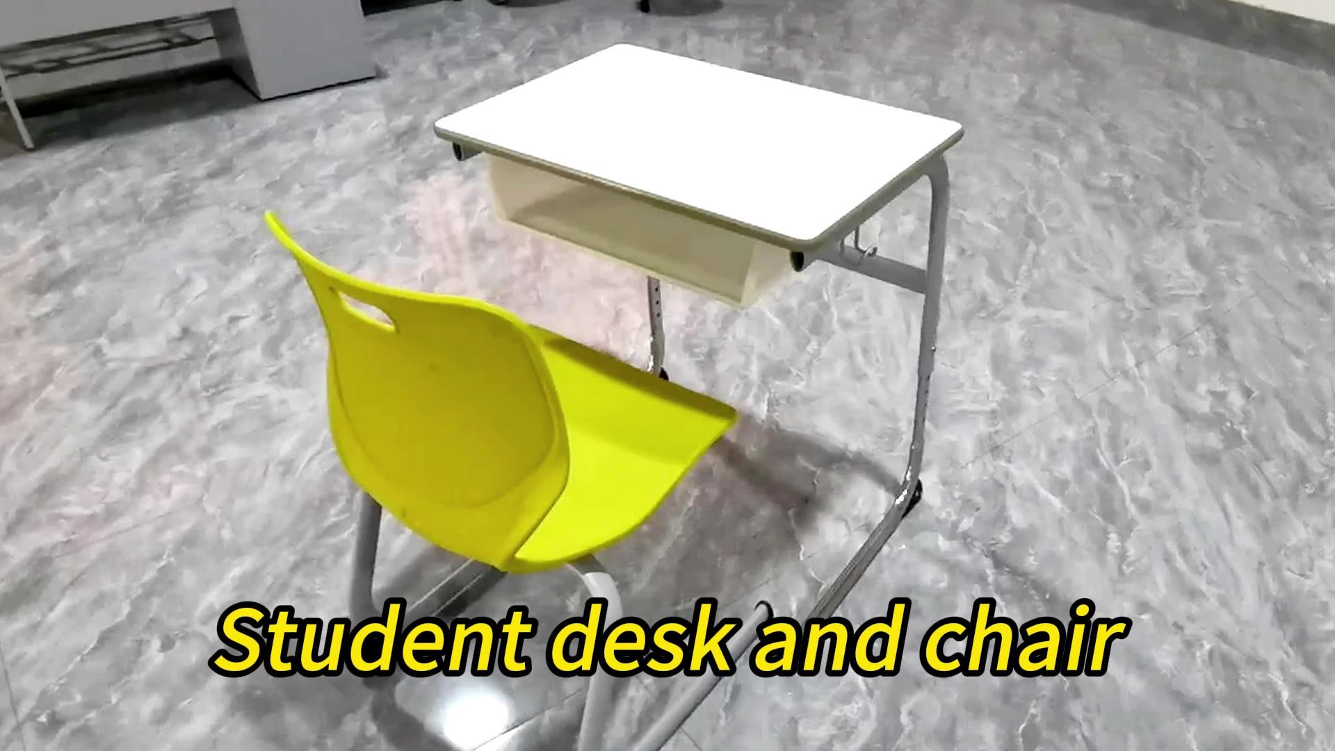 Wholesale School Furniture Reading Table And Chair Metal Plastic