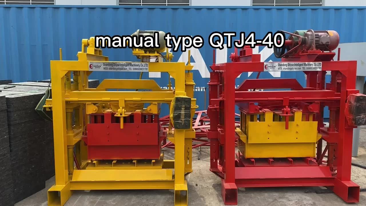 Qtj440 Block Mold Machine Paving Brick Machines Brick Concrete Cement