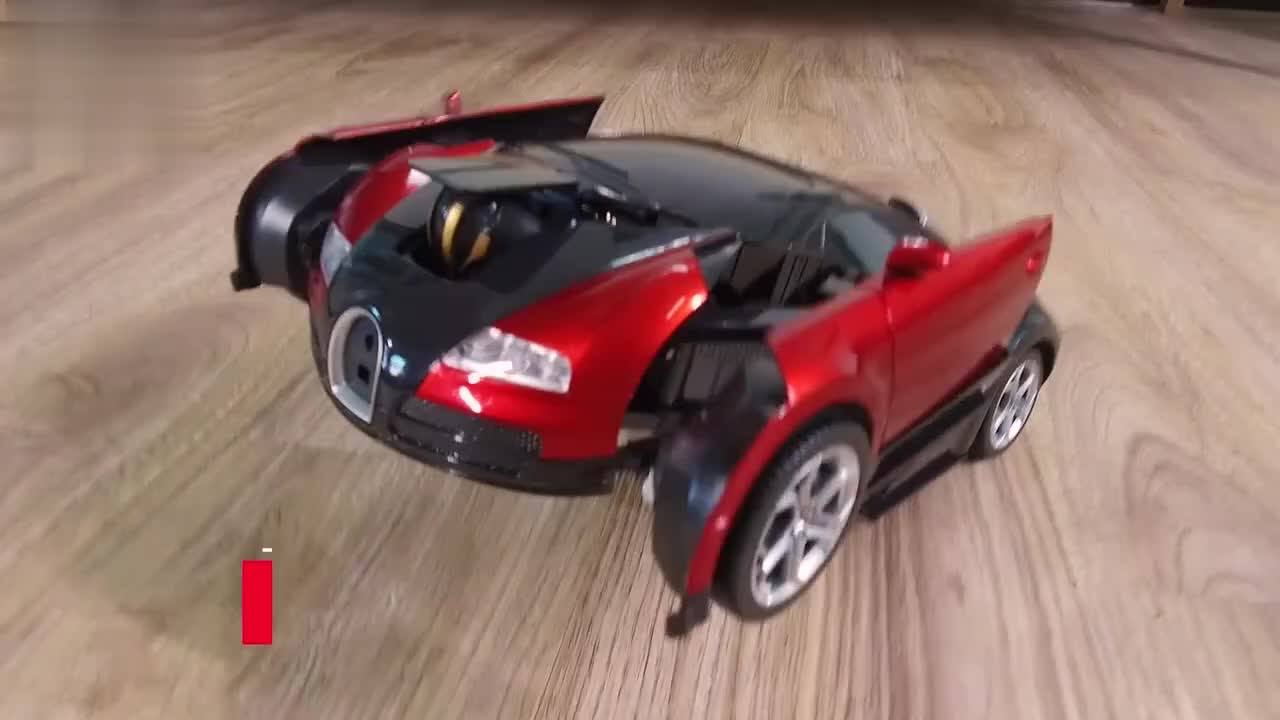 Lighting Music Remote Control Toys Electric Rc Deformation Robot Car