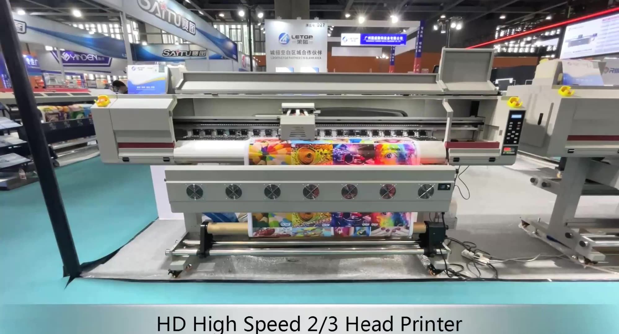 1.6m 1.9m Uv Roll To Roll Automatic Inkjet Printers Plotter Printing