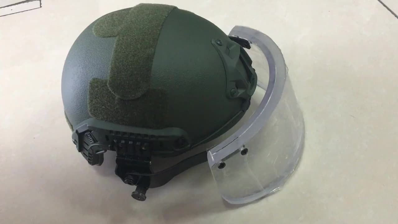 Nij 3a Bullet Proof Helmet Fast Style Aramid Pe Military Bulletproof