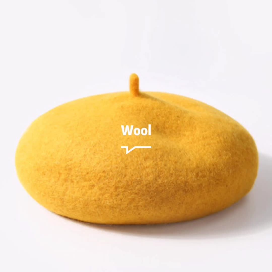 Solid Color Girls French Artist Children's Beret Hat For Kids Buy