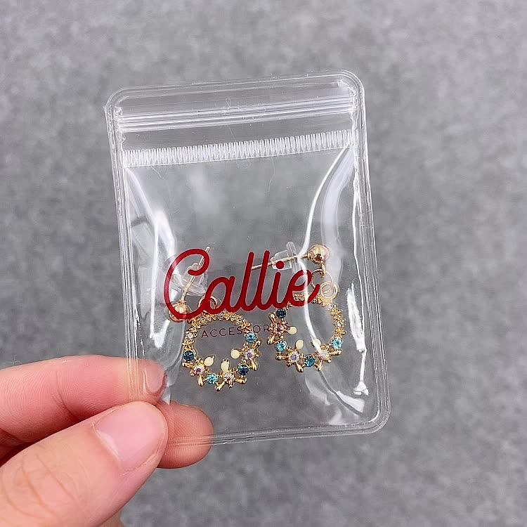 Custom Packaging Bags Pvc Ziplock Bag Biodegradable Clear Zipper Bag