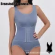 Cross-border plus size One-piece Shaping Clothes Buckle-breasted One-piece Shaping Tight-fit Reinforcing Plastic Abdominal Pants Triangular Shaping Clothes