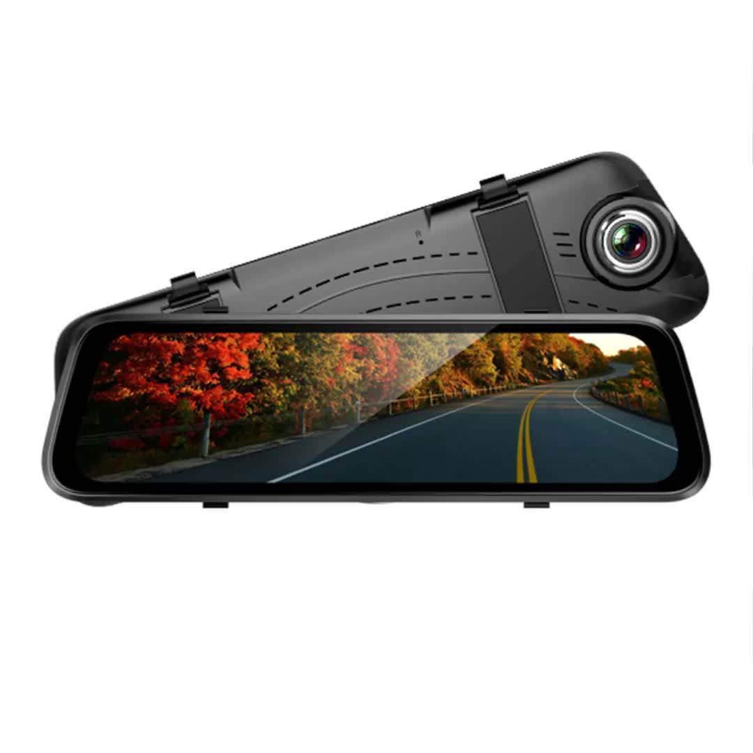 Night Vision 10" Streaming Rear View Mirror Duallens 1080p Camera Oem