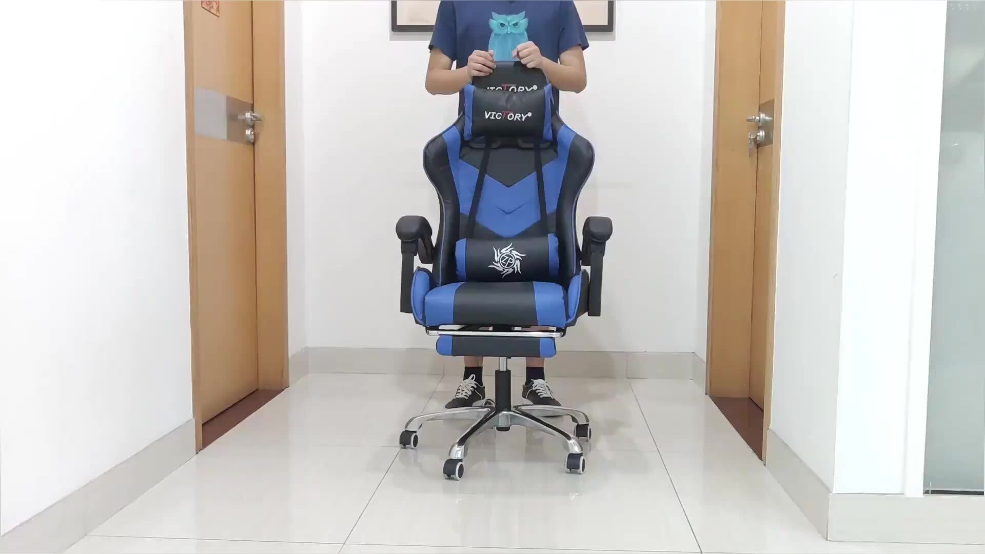 Cheap Big And Tall Modern Recliner Ergonomic Computer Gamer Gaming Office Chair Pc With Footrest