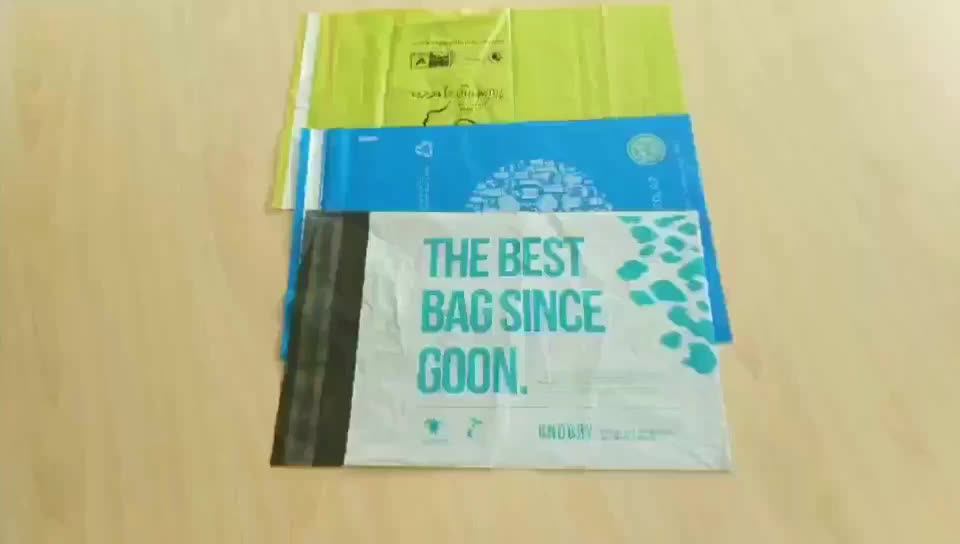 Recycle Packing Waterproof Carrier Personalized Cute Produce Poly Eco Friendly Packaging Bag