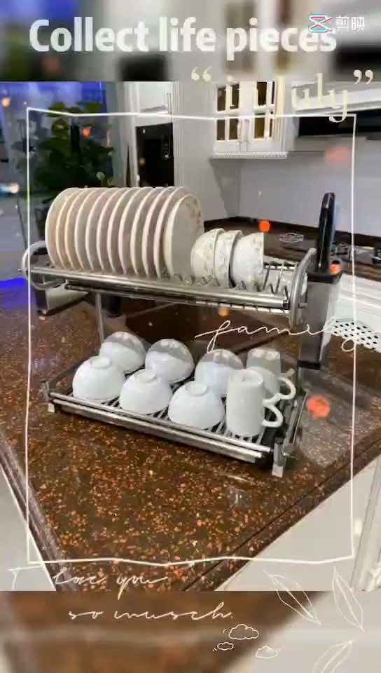 Kitchen Dish Rack / Kitchenware Dish Drying Rack / Dish Drainer 328 Free Standing Commercial