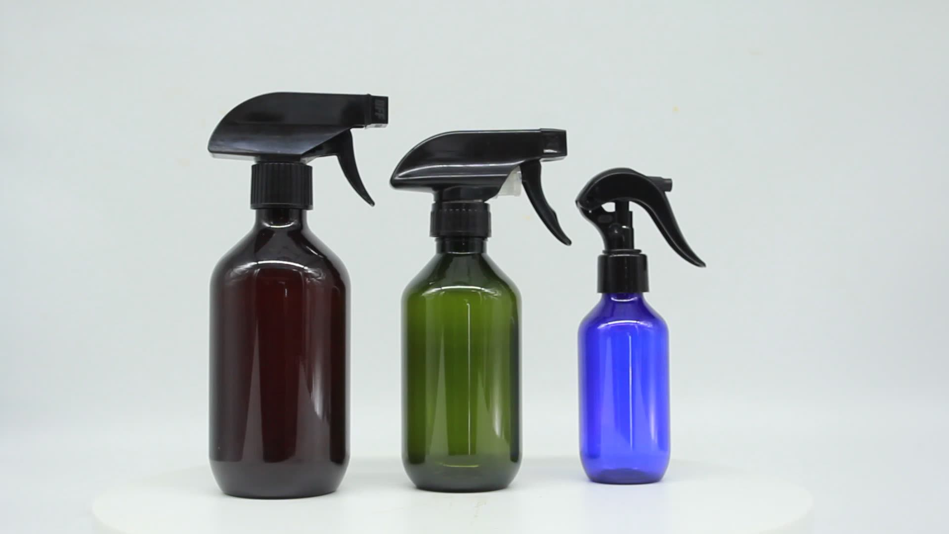 80ml 100ml Clear Pet Disinfection Liquid Vacuum Container Spray Bottle