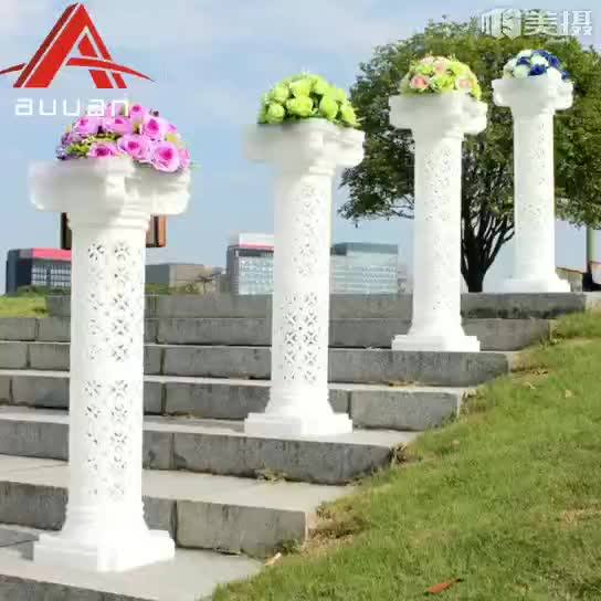 Exterior Decorative Polyurethane Roman Pillars Columns For Home