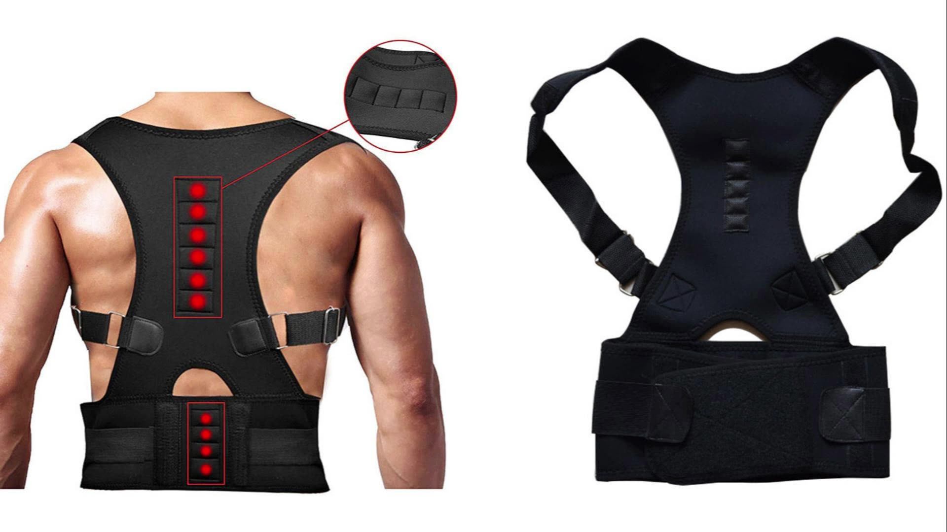 Upper Back Shoulder Support Brace Clavicle Chest Adjustable Spine Waist