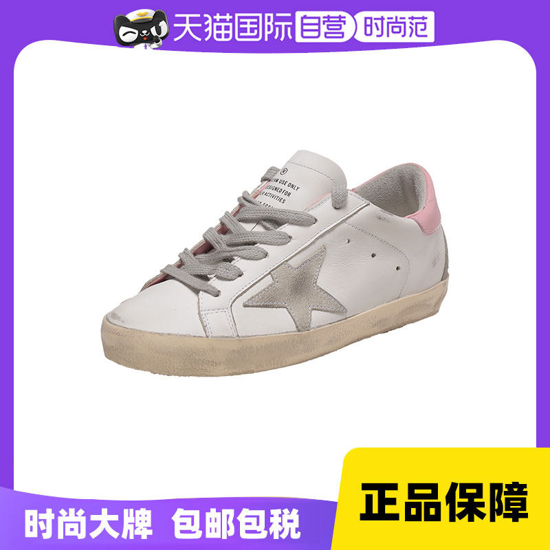 【Самоуправляемая】 женская кожаная обувь GOLDEN GOOSE на шнуровке, повседневная спортивная обувь, кроссовки, грязная обувь, маленькая грязная обувь Изображение 1