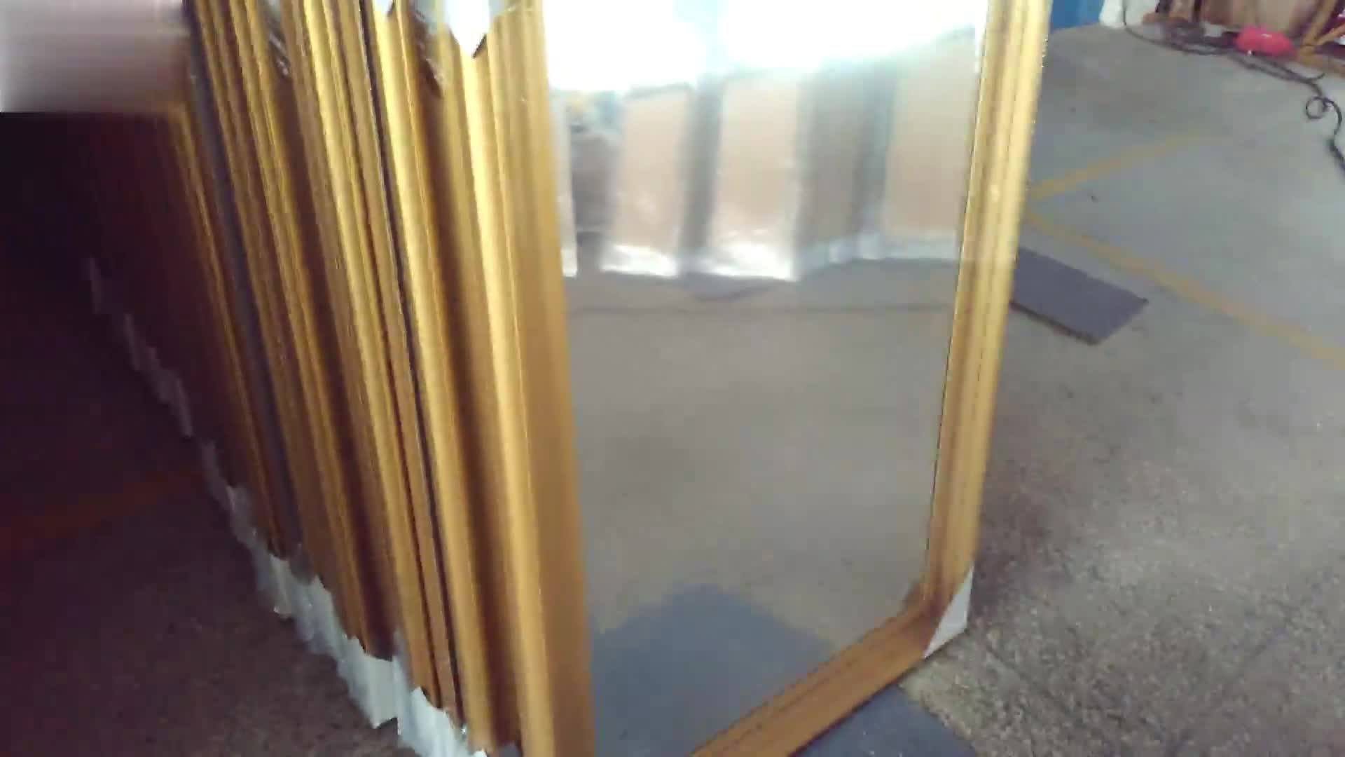 Hot Selling Luxury Gold Frame Wall Hotel Bathroom Art Deco Mirror Buy