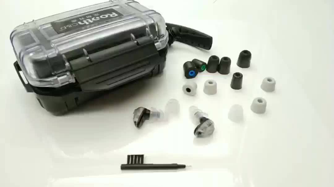 New Technology Digital High Fidelity Electronic Shooting Earplugs,Dual