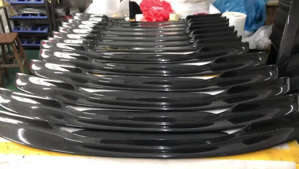 E46 M3 Front Spoiler Lip Carbon Fiber Csl Style For Oem Bumper Buy E46 M3 Front Spoiler Lip