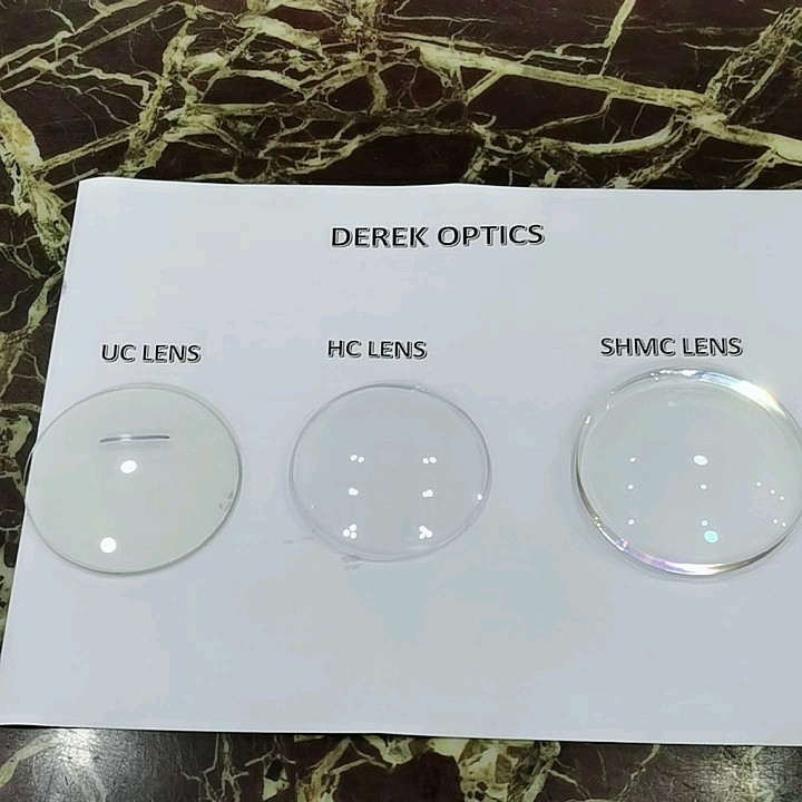 1.61 High Index Spheric Green Coating Uv400 Hmc Optical Eye Lenses