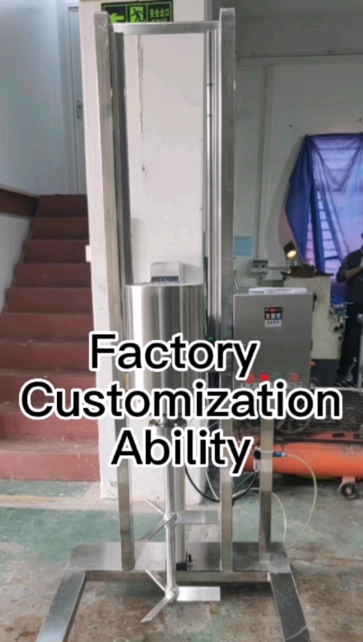 Drum Mixer Movable Pneumatic Lifting Homogenizer Mixing Machine For Oil