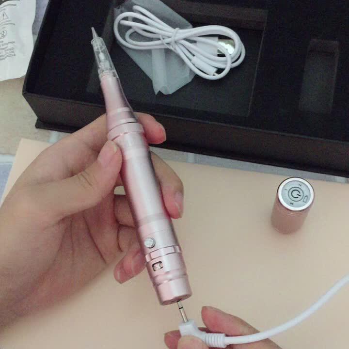 Custom Logo Eyebrow Tattoo Machine Wireless Rotary Pmu Semi Permanent