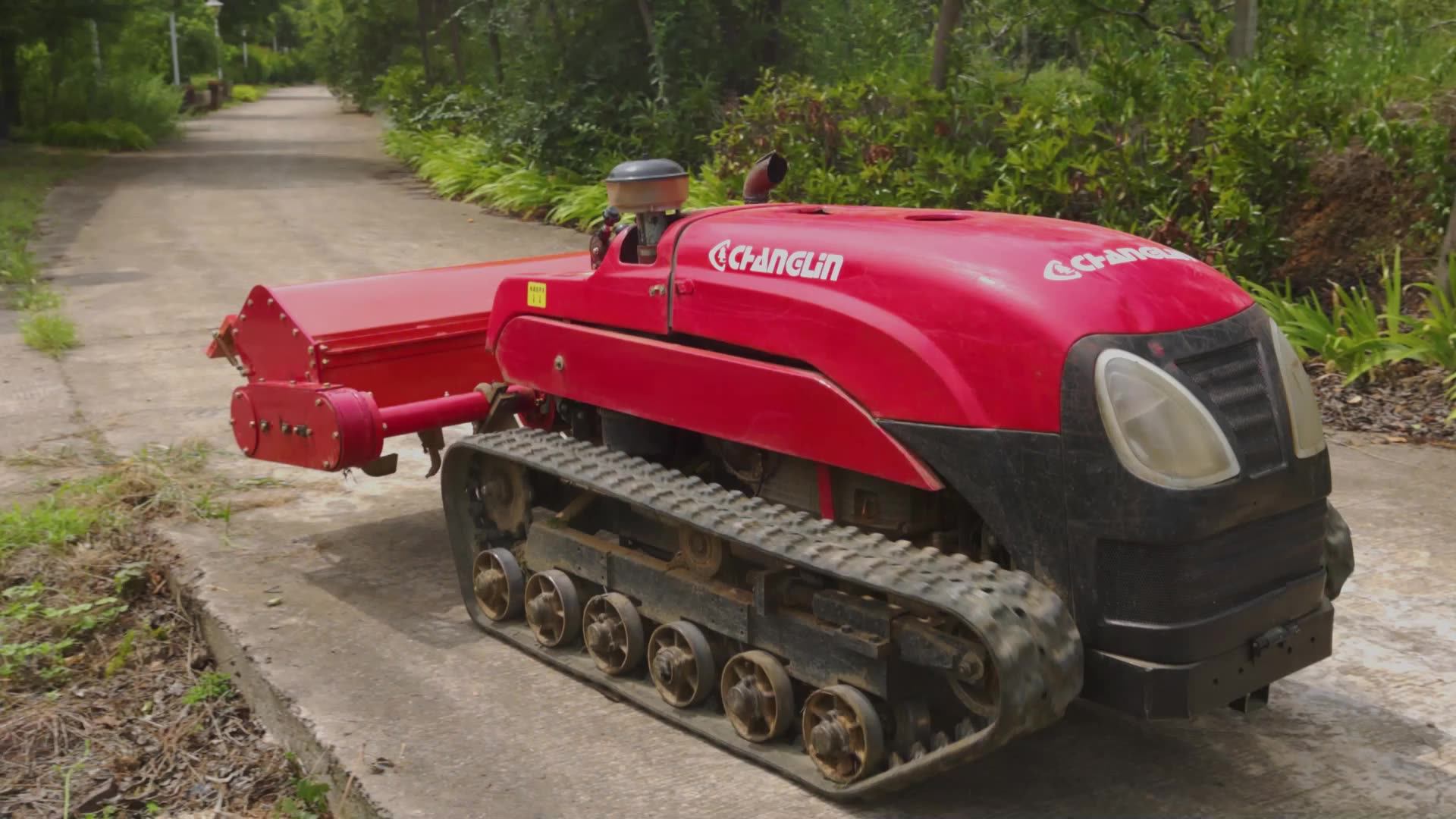 32hp Small Rotary Cultivator Crawler Lawn Mower Tractor Mini Tractor