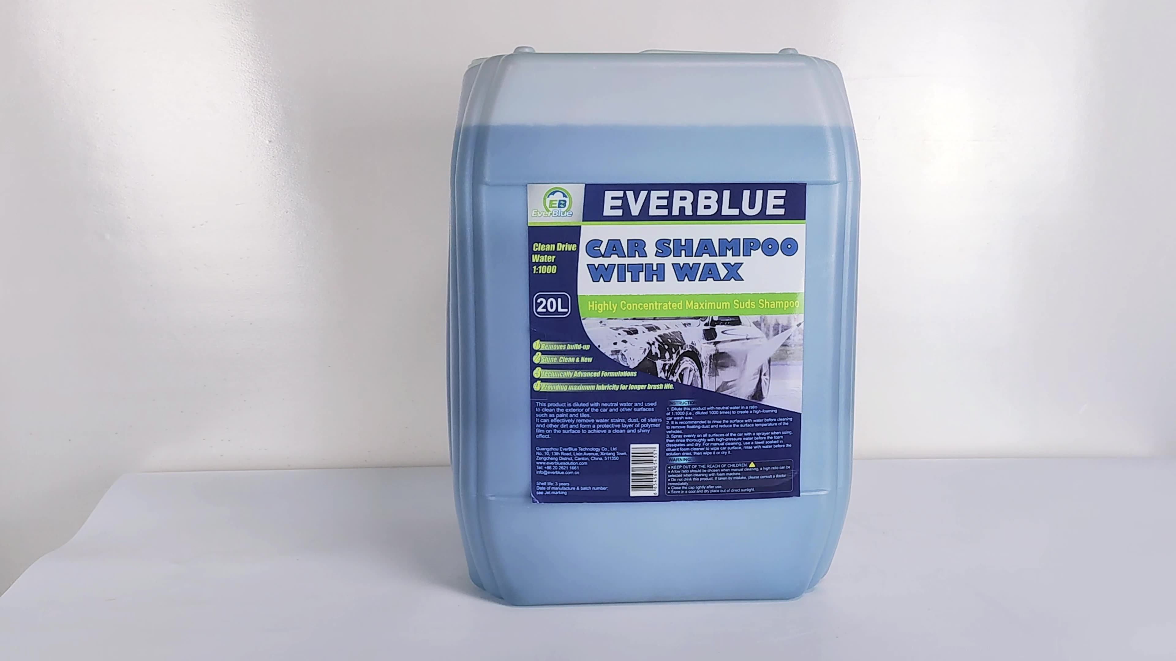 Factory Custom Blue Car Wash Foam Soap For Car Cleaning,Car Paint Cleaner To Wash Spray 20liter