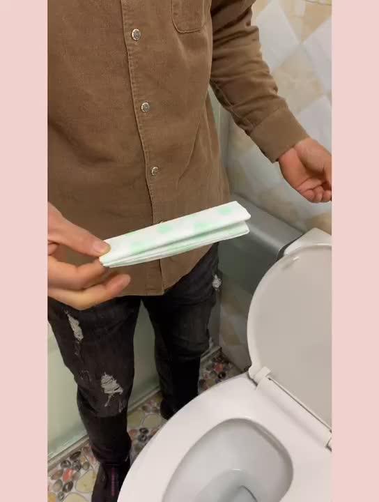 Sanitary Foldable Custom Printed Non Woven Fabric Disposable Paper