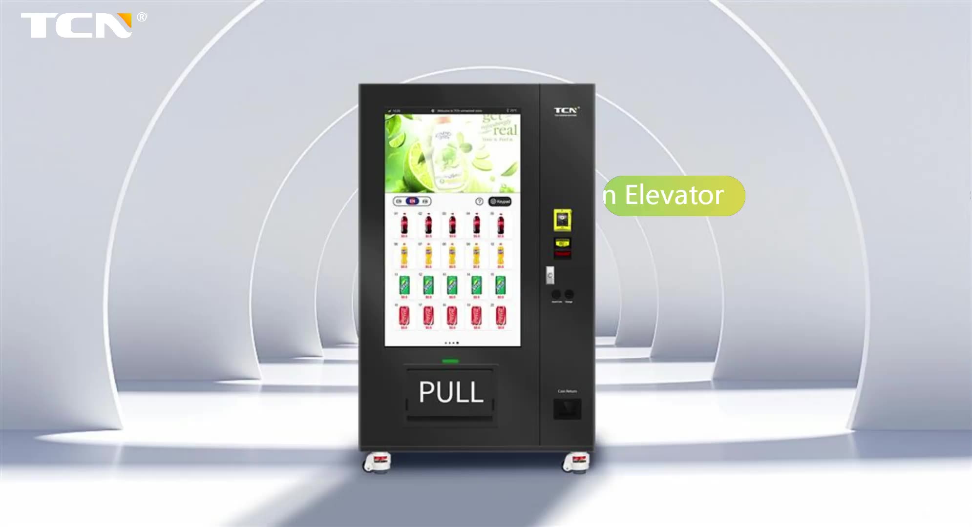 Tcn Elevator Vending Machine Automat Snack Touch Screen Vending Machine For Small Businesses