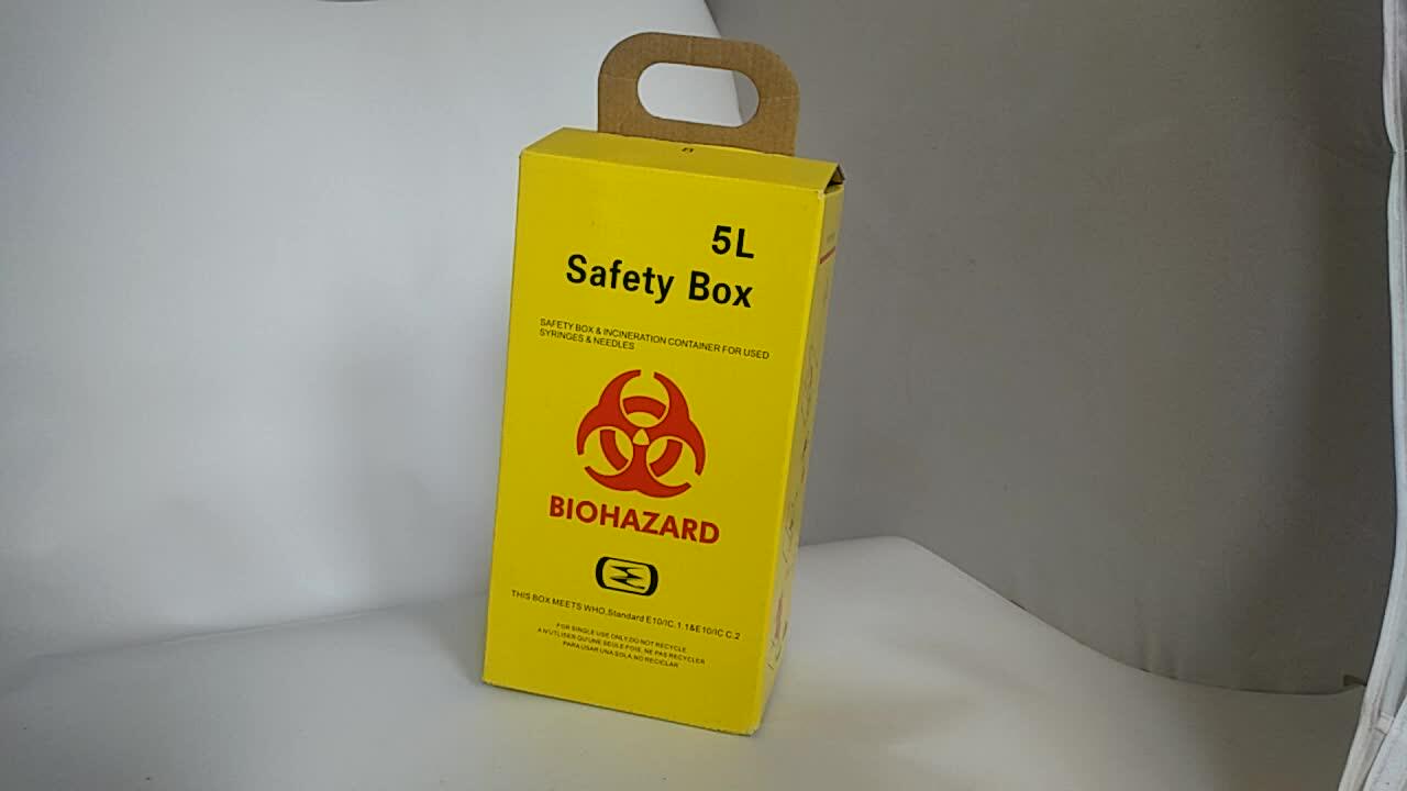 High Grade Medical Kraft Paper Sharp Safety Box Buy Safety Box,Medical Kraft Paper Safety Box