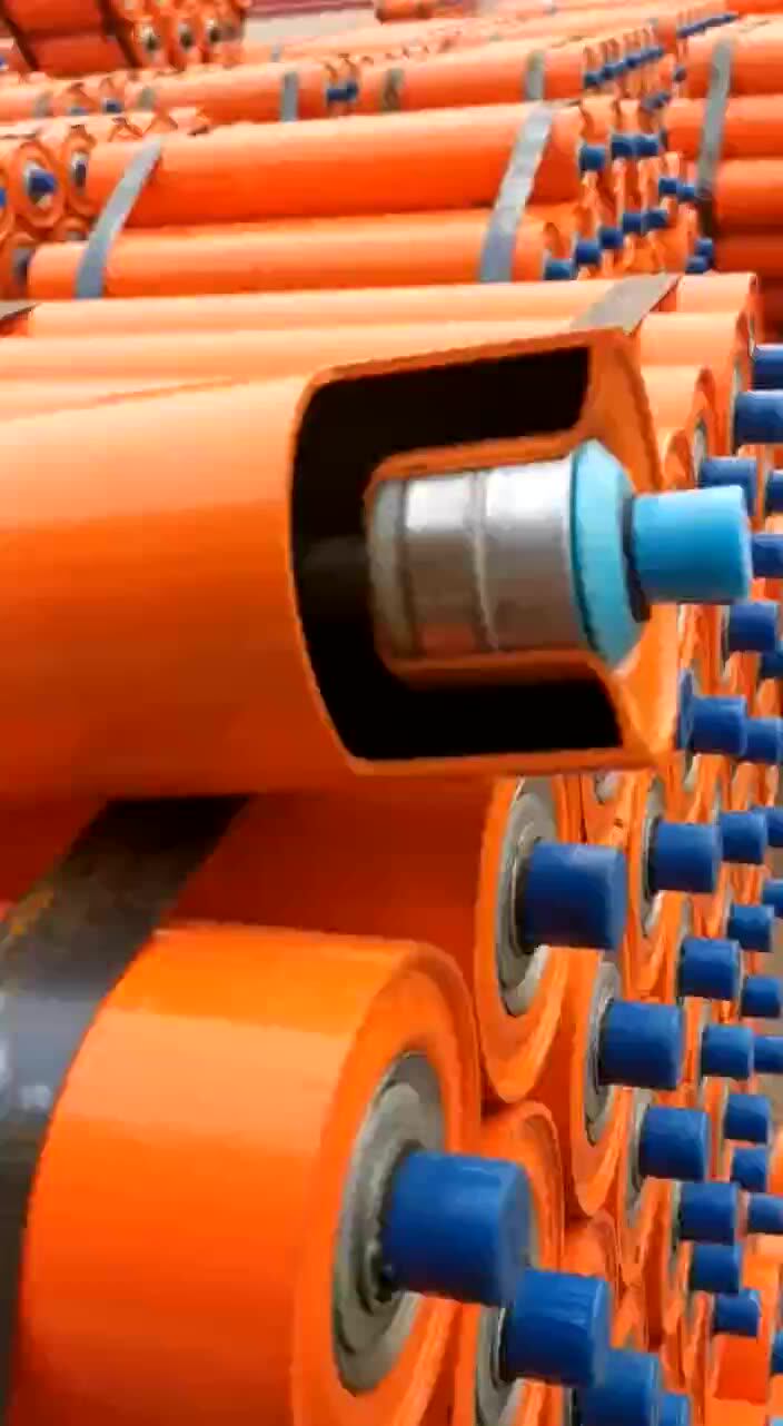 Belt Conveyor Side Guide Roller Idler Troughing Steel Carrier Roller