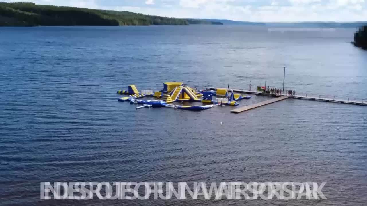 Cheer Amusement Giant Inflatable Water Park Equipment For Water Games