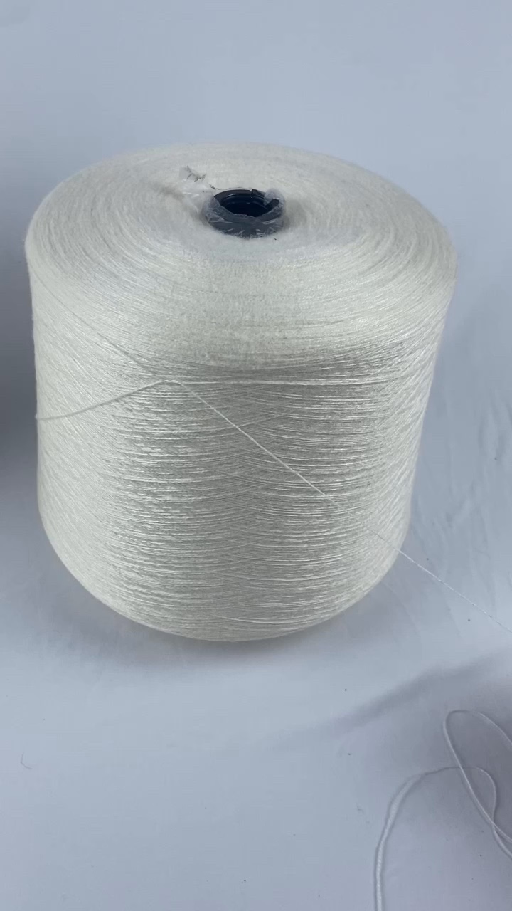 50nm/2 Wholesale Hank Dyed Twist 72 Viscose 28 Pbt Blended Yarn Core