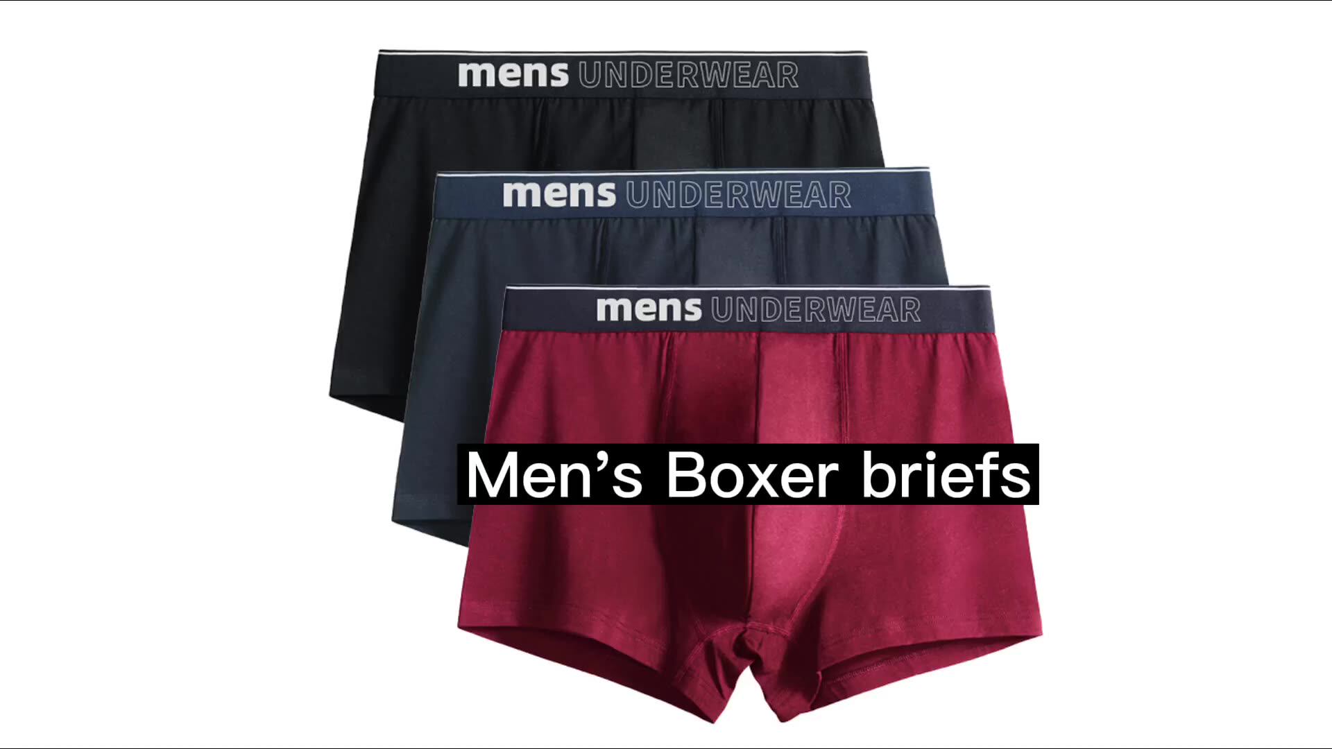 Wholesale Mens Boxer Briefs Trunks Underwear Manufacturers Custom Logo