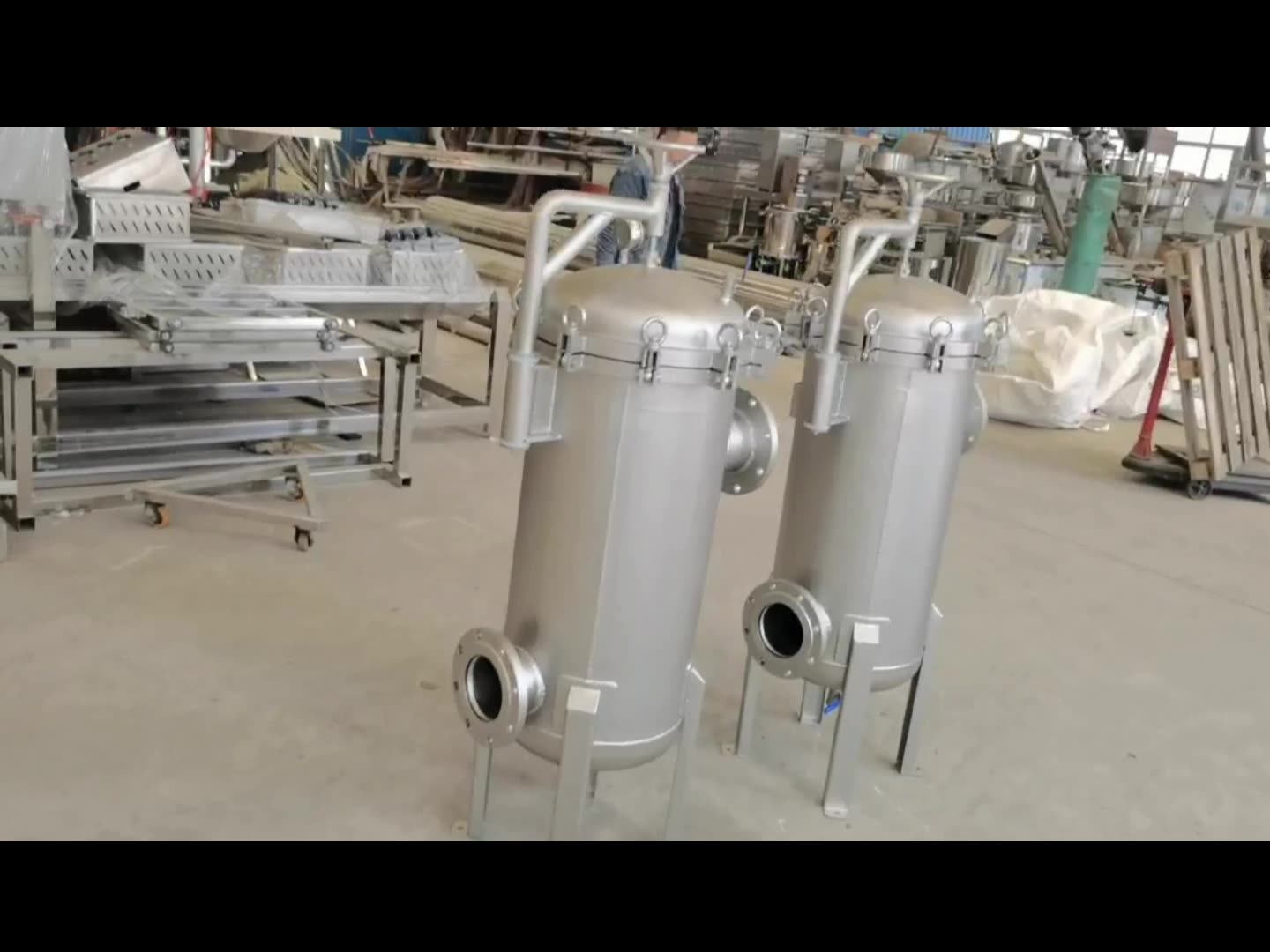 不锈钢过滤器水过滤化工原料液精细过滤杂质颗粒悬浮物袋式过滤器-阿里巴巴