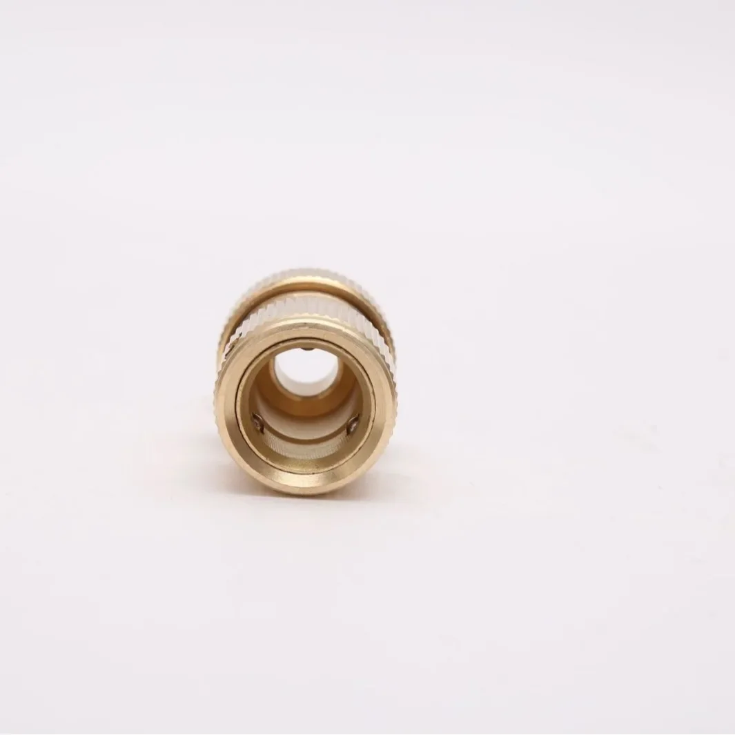 Factory direct selling pure copper fast connector full copper 4 -point water fast -connected water gun water pipe joint pacifier joint approval
