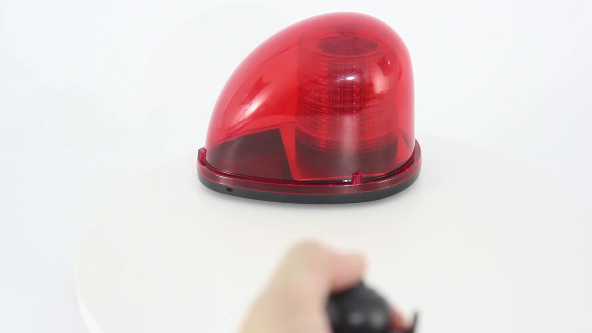 12V Blue Led Snail Police Beacon Led Warning Flashing Lights Strobe